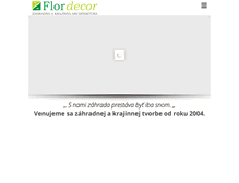 Tablet Screenshot of flordecor.sk